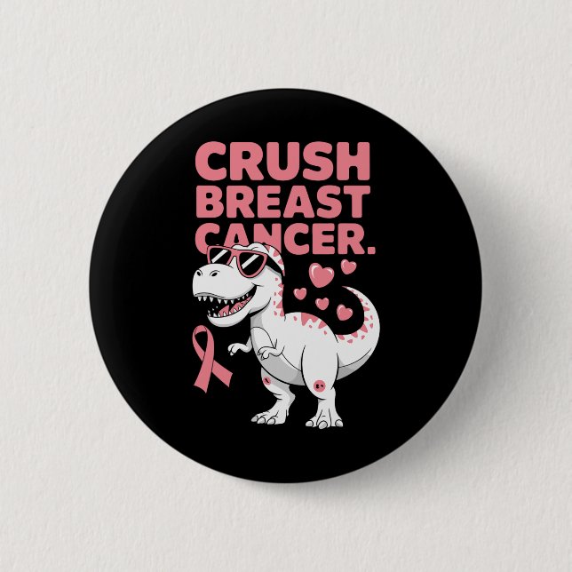 Brustkrebs Breastkrebs-Bewusstsein Monat Button (Vorderseite)