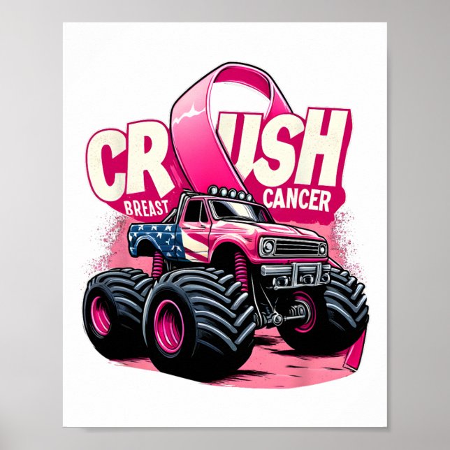 Brustkrebs-Brustkrebs-Bewusstsein Poster (Vorne)