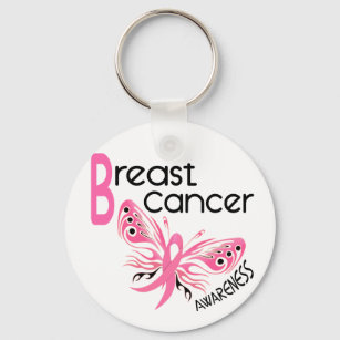 Brustkrebs-BUTTERFLY 3.1 Schlüsselanhänger