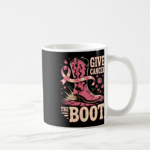 Brustkrebs-Cowboy geben Krebs das Boot Cowgirl Kaffeetasse