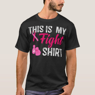 Brustkrebs Dies ist mein Kampf rosa Ribbon Premi T-Shirt