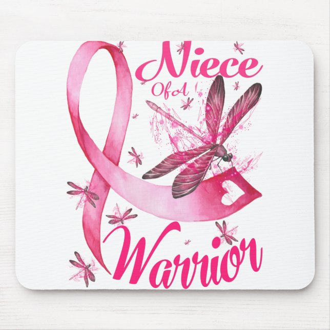 Brustkrebs eines Kriegers Mousepad (Vorne)