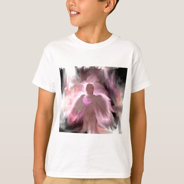 Brustkrebs-Engel T-Shirt (Vorderseite)