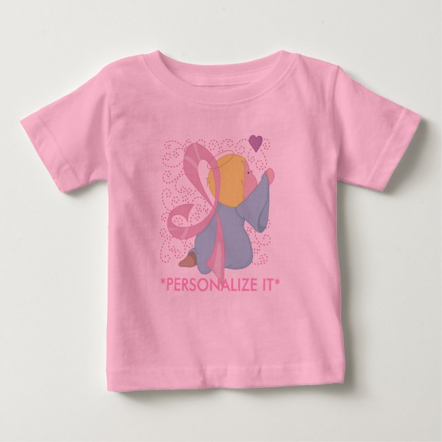 Brustkrebs-Engels-kundengerechter Säuglings-T - Baby T-shirt (Vorderseite)
