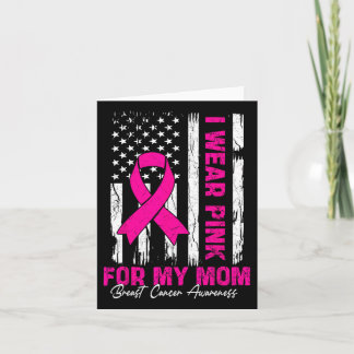 Brustkrebs Frauen, die ich für meine Mama pink tra Karte