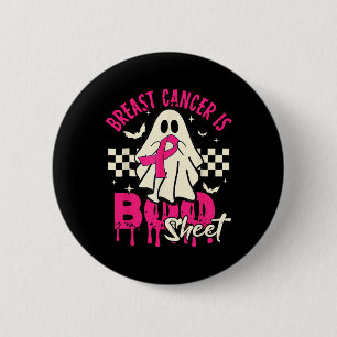 Brustkrebs Gastgeber Halloween Brustkrebs Awaren Button