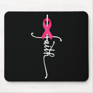 Brustkrebs Glaube Brustkrebs Bewusstsein Mousepad
