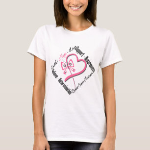 Brustkrebs-Glauben-Hoffnungs-Liebe T-Shirt