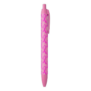 Brustkrebs Hot Pink Ribbon Muster Kugelschreiber