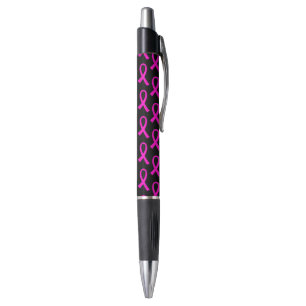 Brustkrebs Hot Pink Ribbon Muster Kugelschreiber