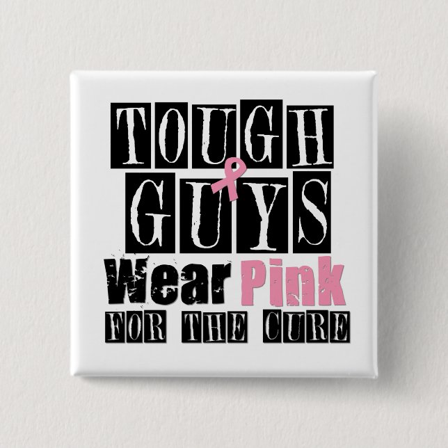 Brustkrebs Husten Typ tragen Pink Button (Vorderseite)