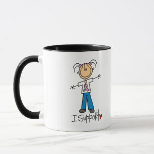 Brustkrebs I Unterstützen T-Shirts und Geschenke Tasse
