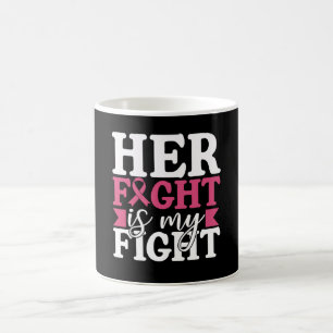 Brustkrebs Ihr Kampf ist mein Kampf Familie Frauen Kaffeetasse