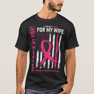 Brustkrebs Ihr Kampf ist mein Kampf, ich trage ros T-Shirt