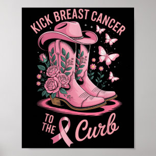 Brustkrebs in das Wissen um Brustkrebs der Kurven Poster