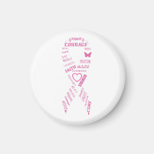 Brustkrebs Inspirationsband Magnet