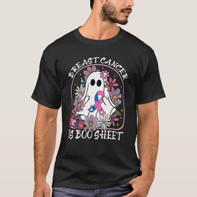 Brustkrebs ist ein boomfähiges Halloween-Ereignis T-Shirt (Vorderseite)