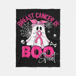 Brustkrebs ist ein Gespenst rosa Brustkrebs Fleecedecke