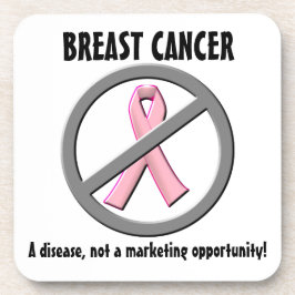 Brustkrebs, keine Chance für Marketing Untersetzer