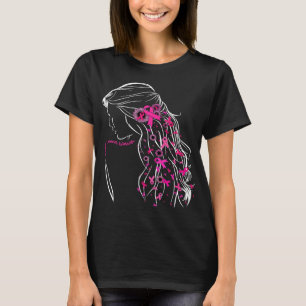Brustkrebs Krieg starke Frauen rosa Ribbon Sun T-Shirt