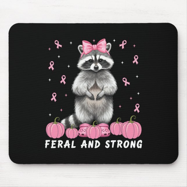 Brustkrebs-Krieger (Abb. Mousepad (Vorne)