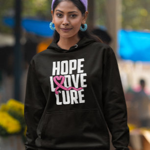 Brustkrebs-Krieger rosa Ribbon Überlebenschance kä Hoodie