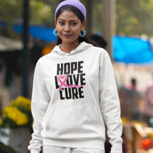 Brustkrebs-Krieger rosa Ribbon Überlebenschance kä Hoodie