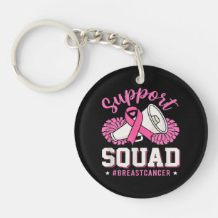 Brustkrebs Krieger Unterstützergruppe Rosa Band Schlüsselanhänger