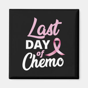 Brustkrebs letzten Tag der Chemo-Rosa-Schleimhaut- Magnet