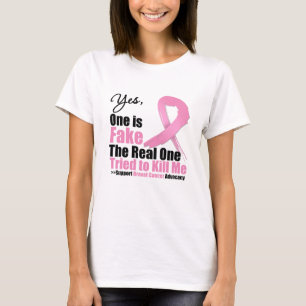 Brustkrebs man ist Fake T-Shirt