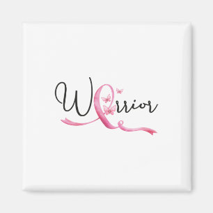 Brustkrebs Monat Schmetterlinge Rosa Schleife Frau Magnet
