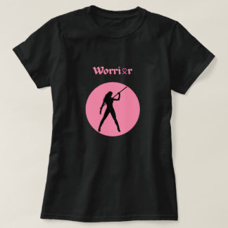 Brustkrebs Pink Warrior Frau T-Shirt