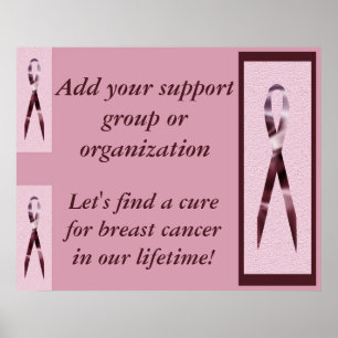 Brustkrebs-Poster Poster
