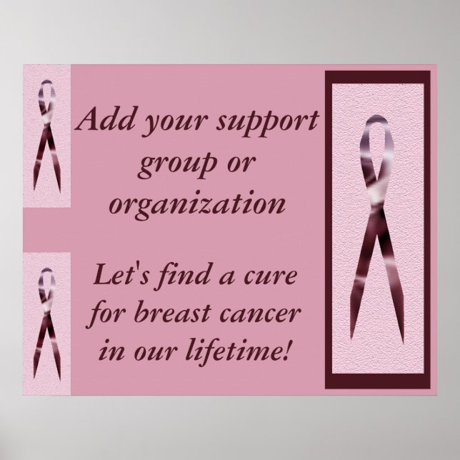Brustkrebs-Poster Poster (Vorne)