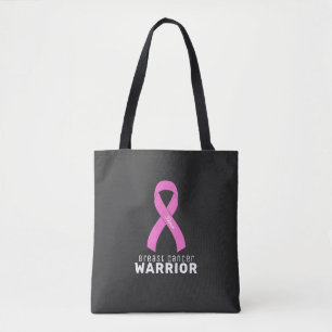 Brustkrebs-Ribbon Black Tote Bag