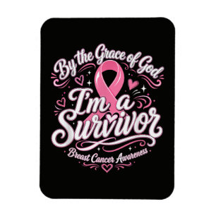 Brustkrebs Rosa Band Glaubensbewusstsein Magnet