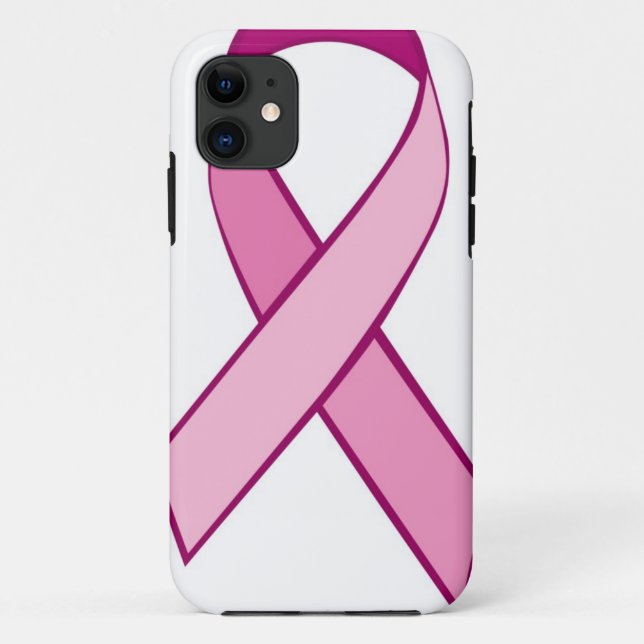 Brustkrebs - rosa Schleimhaut Case-Mate iPhone Hülle (Rückseite)