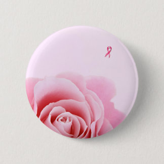 Brustkrebs-Schleife und rosa Rose Leggings Button