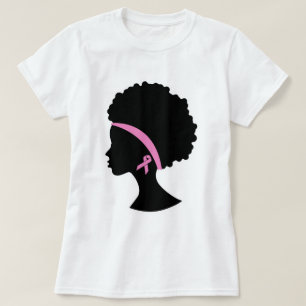 Brustkrebs Schwarze Frauen, Afrikanerin T-Shirt