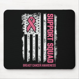 Brustkrebs-Shirts unterstützen Brustkrebs im Quadr Mousepad