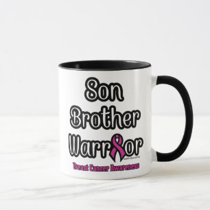 Brustkrebs - Sohn-Bruder-Krieger. Tasse
