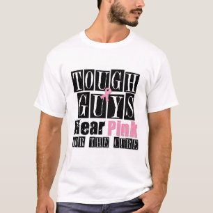Brustkrebs-starke Typen tragen Rosa T-Shirt