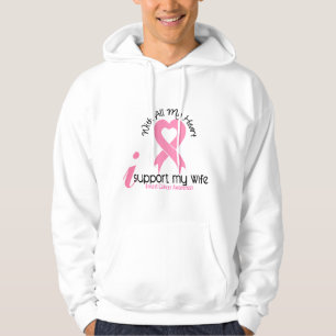 Brustkrebs stütze ich meine Ehefrau Hoodie