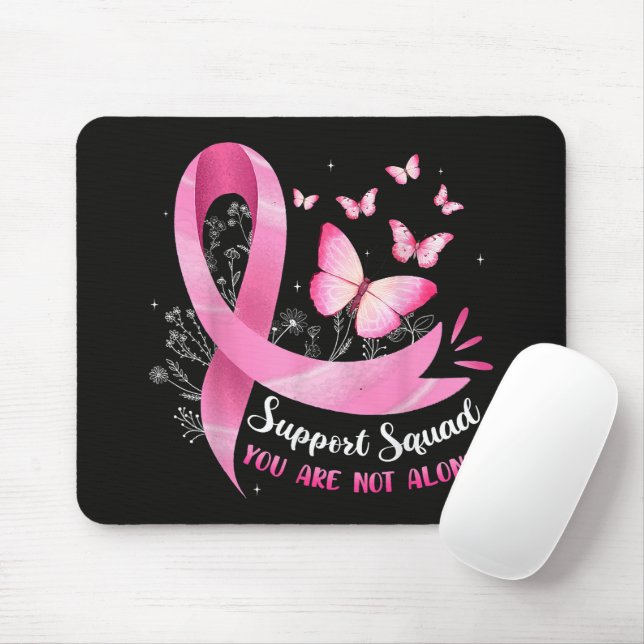 Brustkrebs-Support-Gruppe Du Bist Nicht Allein Mousepad (Mit Mouse)