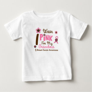 Brustkrebs trage ich Rosa für meine Großmutter 1 Baby T-shirt