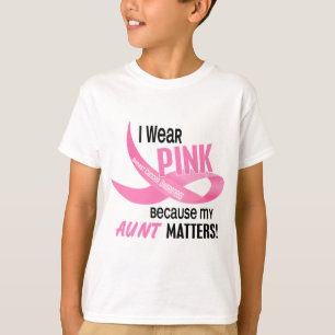 Brustkrebs TRAGE ICH ROSA FÜR MEINE TANTE 33,2 T-Shirt
