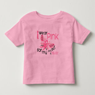 Brustkrebs TRAGE ICH ROSA FÜR MEINE TANTE 45 Kleinkind T-shirt