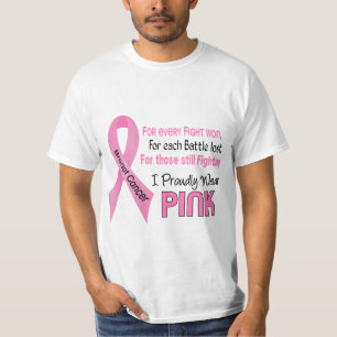 Brustkrebs trage ich stolz Rosa 1 T-Shirt