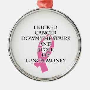 Brustkrebs-Tyrann Silbernes Ornament