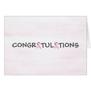 Brustkrebs - Überleben Herzlichen Glückwunsch